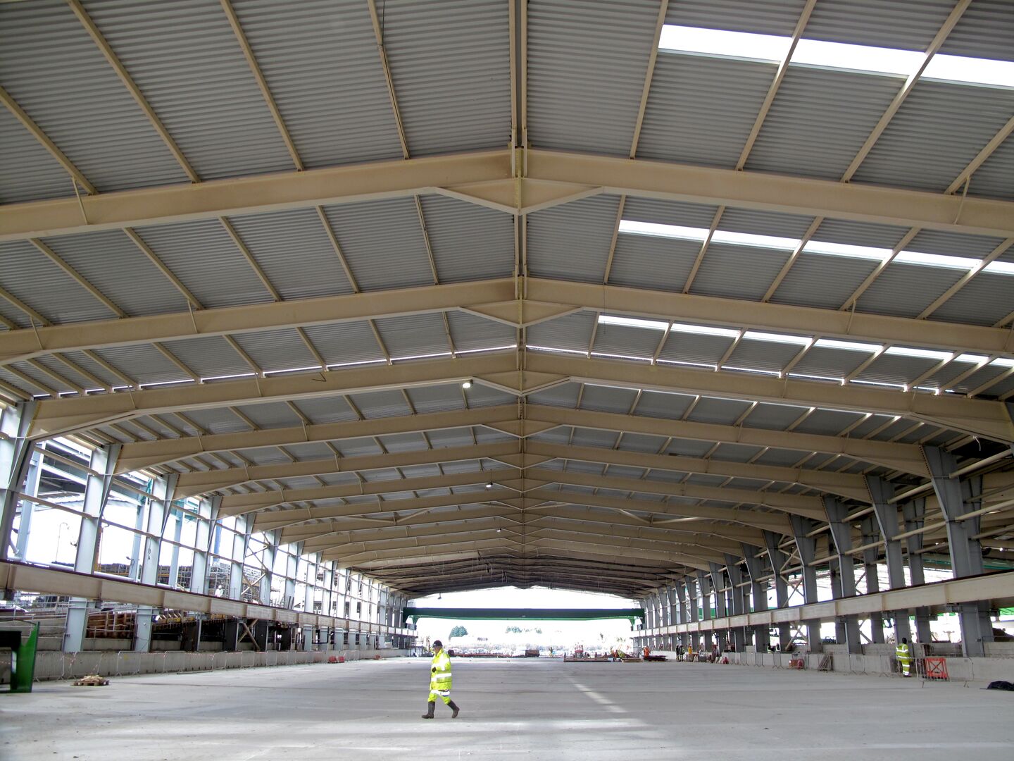Tovi Eco Park Residual Waste Treatment Facility with Trisobuild steel cladding roof Tovi Eco Park Residual Waste Treatment Facility with Trisobuild steel cladding roof